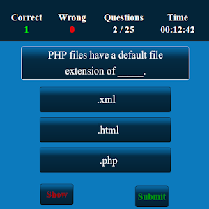 PHPTest MCQ Screenshot 2