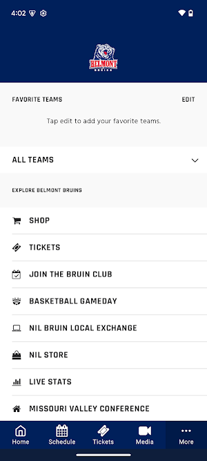Belmont Bruins Screenshot 1