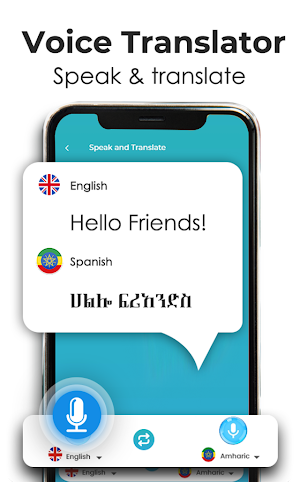 Amharic Voice to Text Keyboard – Type by Voice Screenshot 3