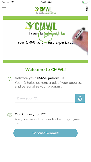 CMWL Patient Connect Screenshot 1