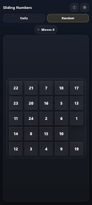 Sliding Numbers - Slide Puzzle Screenshot 3