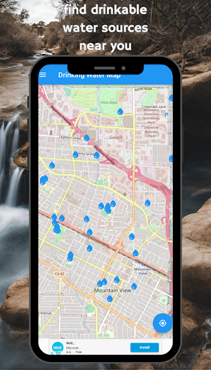 Drinking Water Map Screenshot 0
