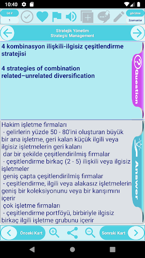 İşletme yönetiminde usta  3000 Bilgi Kartı  MBA Screenshot 2