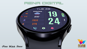 Rena Digital Watch Face Screenshot 2