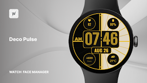 Deco Pulse Watch Face Screenshot 0