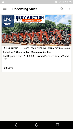 HMR Auctions Screenshot 0