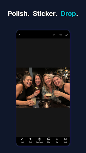 CLIQUE Pix: Group Pic Sharing Screenshot 1