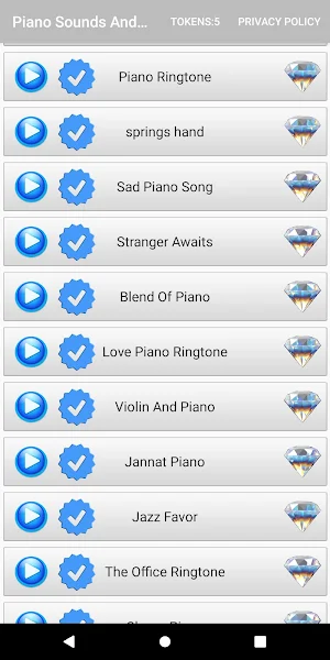 Piano Sounds And Ringtones Screenshot 3