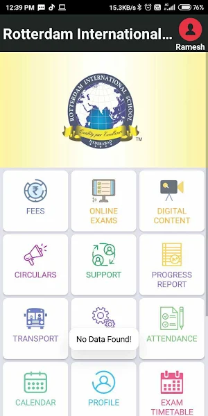 Rotterdam International School Parent App Screenshot 1