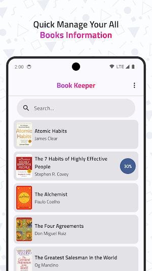 Book Keeper: Bookshelf & Notes Screenshot 0