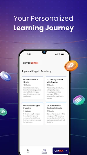 CoinDCX Learning Academy Screenshot 1