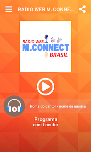 RÁDIO WEB M. CONNECT BRASIL Screenshot 0