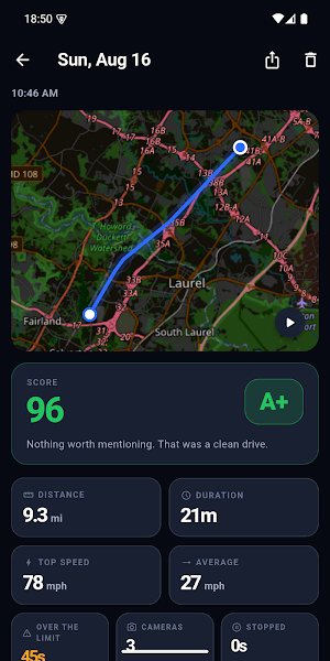 Roadspeed: Speed Camera Alert Screenshot 2