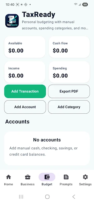 TaxReady Screenshot 1