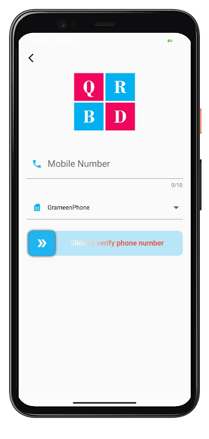 QRBD Customer Screenshot 1