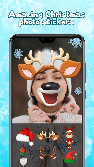 Christmas Photo Stickers Screenshot 1