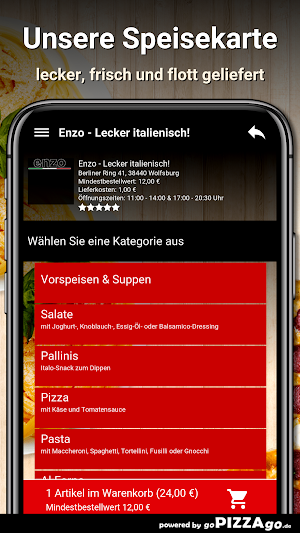 Enzo - Lecker italienisch Screenshot 3