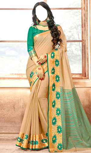 Women designer saree Montage Screenshot 1
