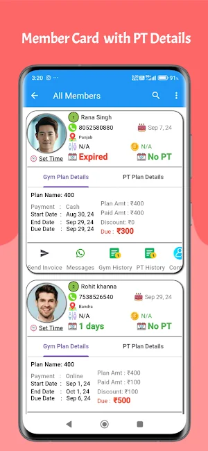 KSN Admin: Gym Management App Screenshot 2