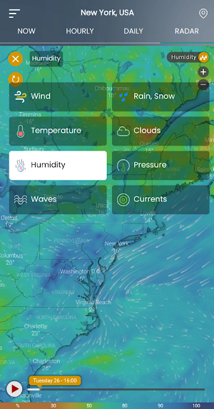 Live Weather Radar & Forecast Screenshot 1