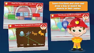 Fireman Kids Grade 1 Games Screenshot 2