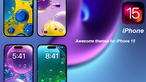 iOS Launcher- iPhone 15 Themes Screenshot 1