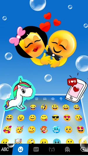 Rainbow Butterflies Keyboard B Screenshot 2