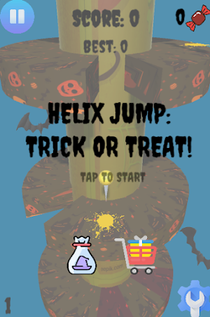 Helix Jump: Trick or Treat Screenshot 1