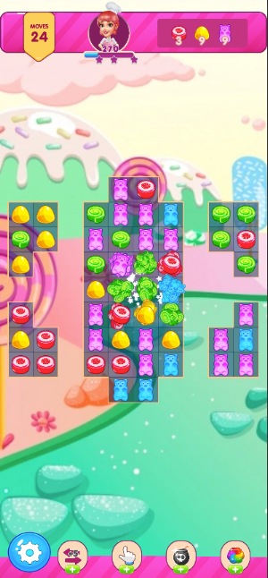 Gummy Bear Hero : Match 3 Screenshot 2