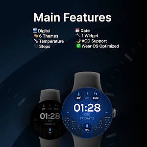 Urban Skyline Watch Face Screenshot 1