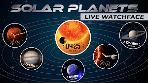 Solar Planets Live Watch Face Screenshot 1