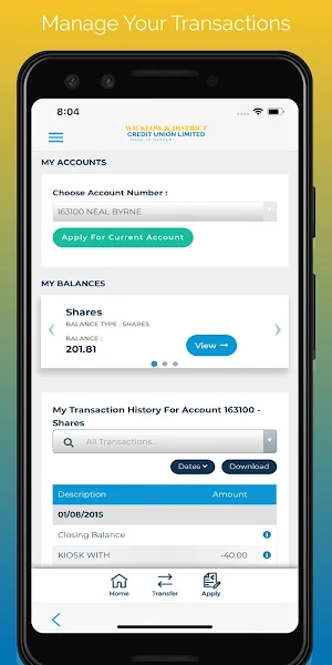 Wicklow & District CU Screenshot 1