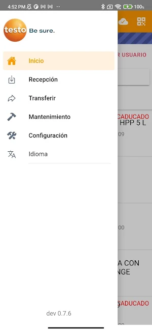testo Food Safety Screenshot 1