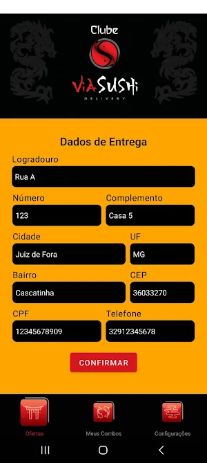 Clube Via Sushi Screenshot 2