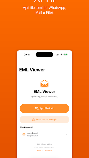 EML Viewer - Apri Email e PEC Screenshot 0