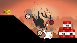 Ragdoll Dismount: Stickman Fly Screenshot 1