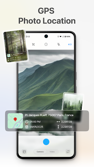 StampCam – Time & GPS Screenshot 1