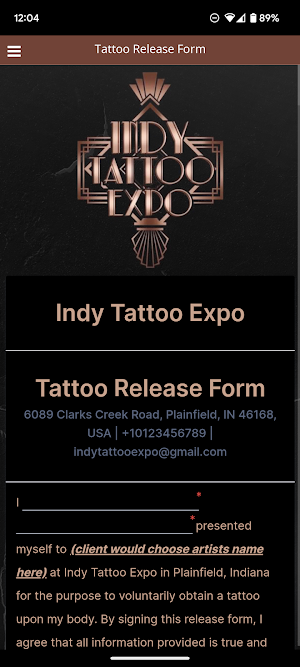 Indy Tattoo Expo Screenshot 2