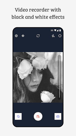 Black & White Video Recorder (B & W Video Editor) Screenshot 0