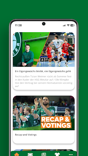 HSG Wetzlar Fan-App Screenshot 2