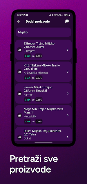 Cjenoteka - Usporedi cijene Screenshot 1