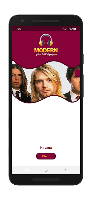 Nirvana Lyrics & Wallpapers Screenshot 0