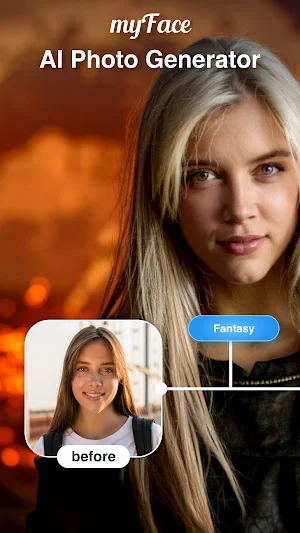 AI Photo Generator: myFace App Screenshot 0