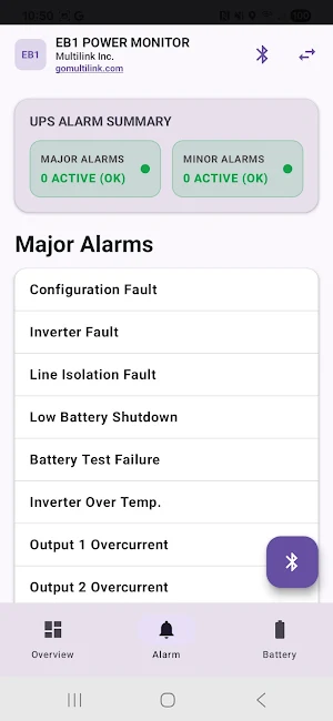 Multilink Power Monitor Screenshot 2
