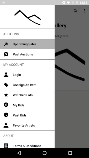 Hill Auction Gallery Screenshot 0