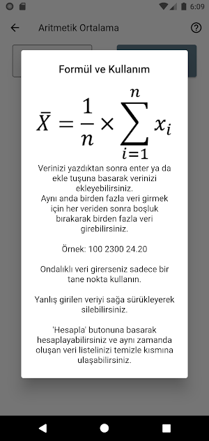 İstatistik Hesaplama Screenshot 2