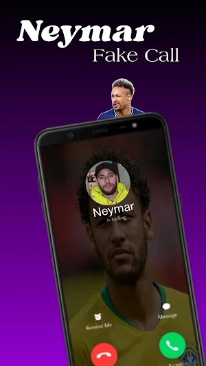 Neymar Fake Video call Chat Screenshot 2