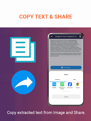 Image to text to Speech, Scan Screenshot 3