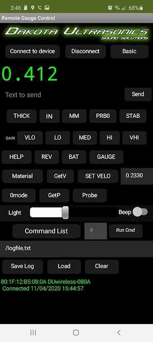 DU Remote Gauge Control Screenshot 0
