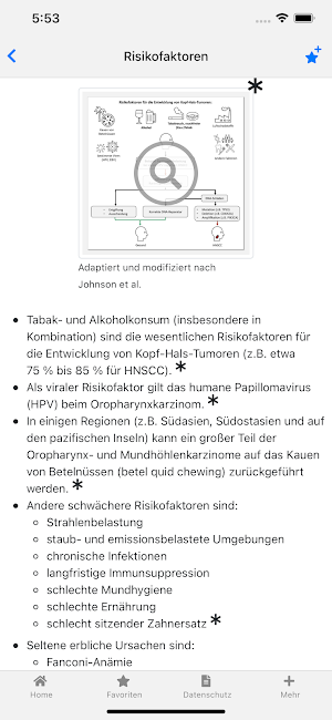 Kopf-Hals-Tumoren onkowissen Screenshot 1